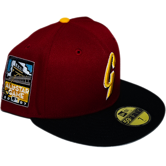 New Era San Francisco Giants 59Fifty Fitted Hat - Red/ Black/ Gold