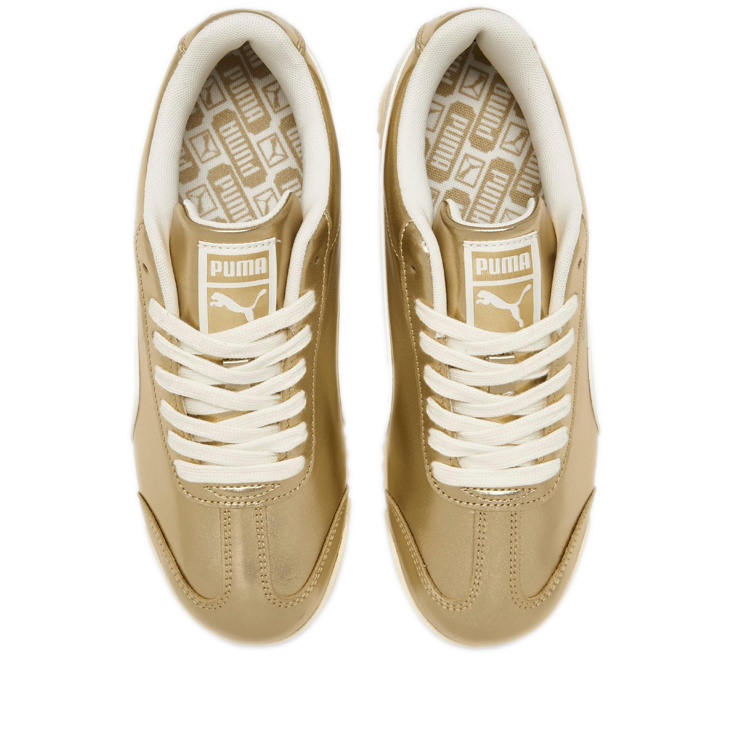 Women's Puma Roma Chrome Shoes - Gold