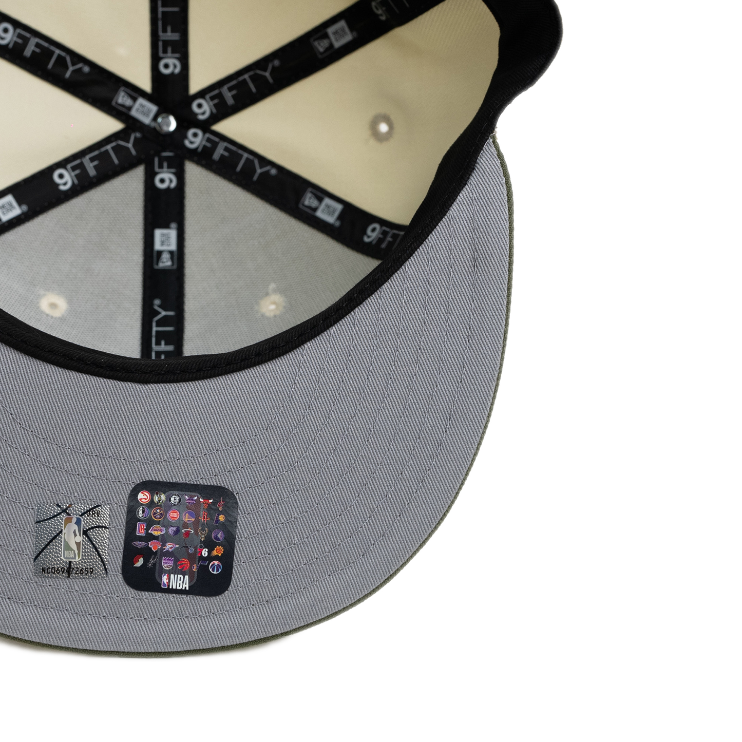 New Era Miami Heat 9FIFTY Adjustable Hat - Graphite/ Olive