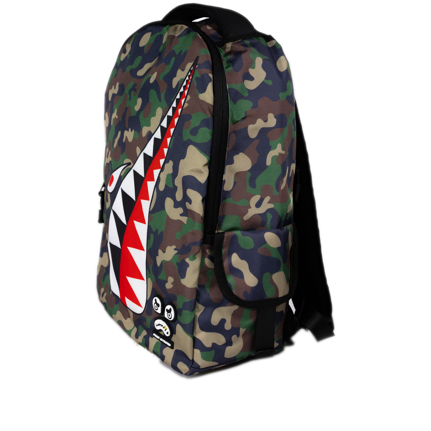 Streetz Iz Watchin Camo Shark Backpack -  Green /Camo