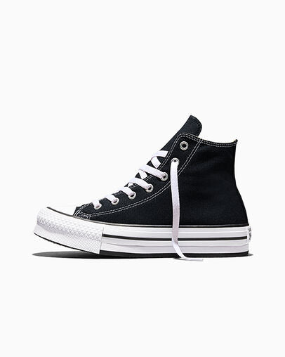 Converse Chuck Taylor All Star EVA Lift HI GS - Black/White