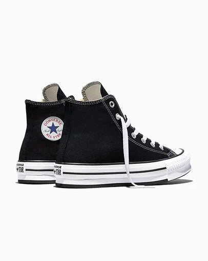 Converse Chuck Taylor All Star EVA Lift HI GS - Black/White
