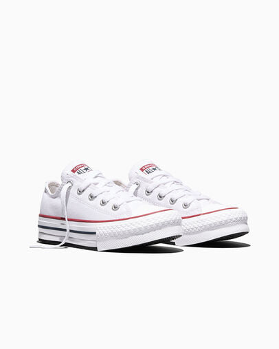 Converse Chuck Taylor All Star EVA Lift GS - White/Garnet/Navy