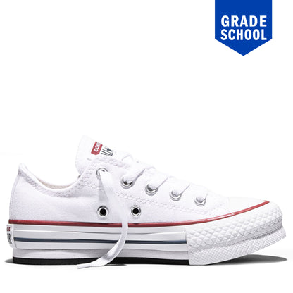 Converse Chuck Taylor All Star EVA Lift GS - White/Garnet/Navy
