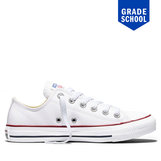 Converse Chuck Taylor All Star GS - White Leather White Leather
