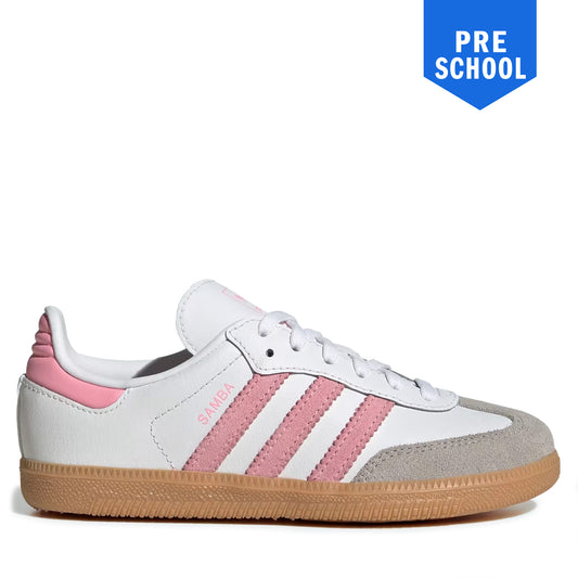 Pre School Adidas Samba OG - Cloud White / Light Pink Cloud White Light Pink Gum