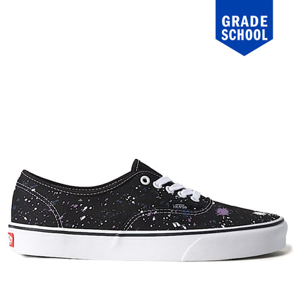 Grade School Vans Splatter - Splatter Black