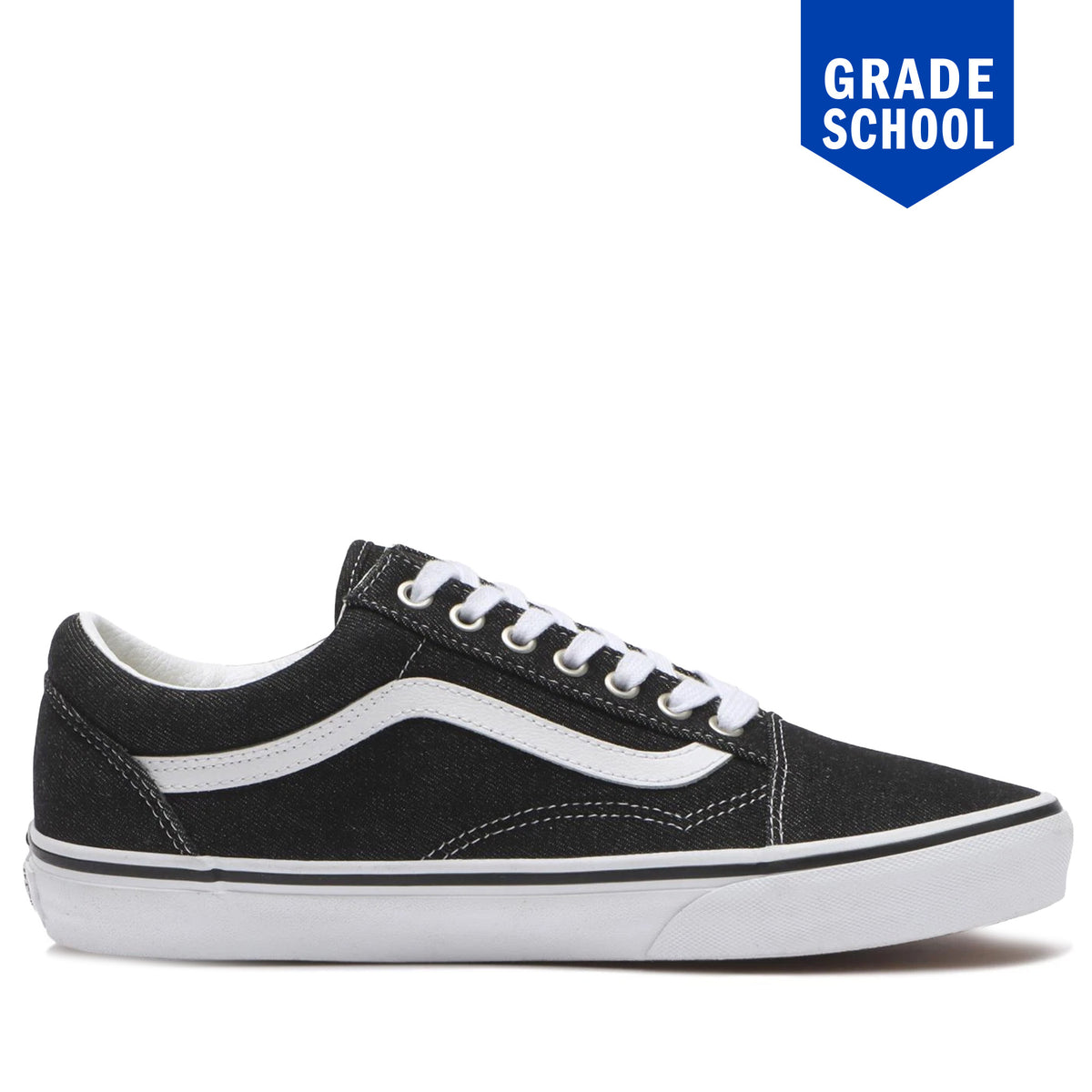 Vans Old Skool GS - Denim Black / True White
