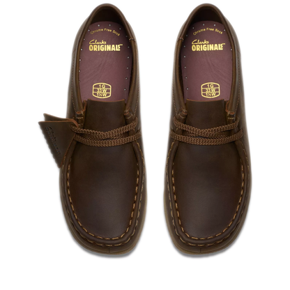 Grade School Clarks Wallabee Older - Beeswax