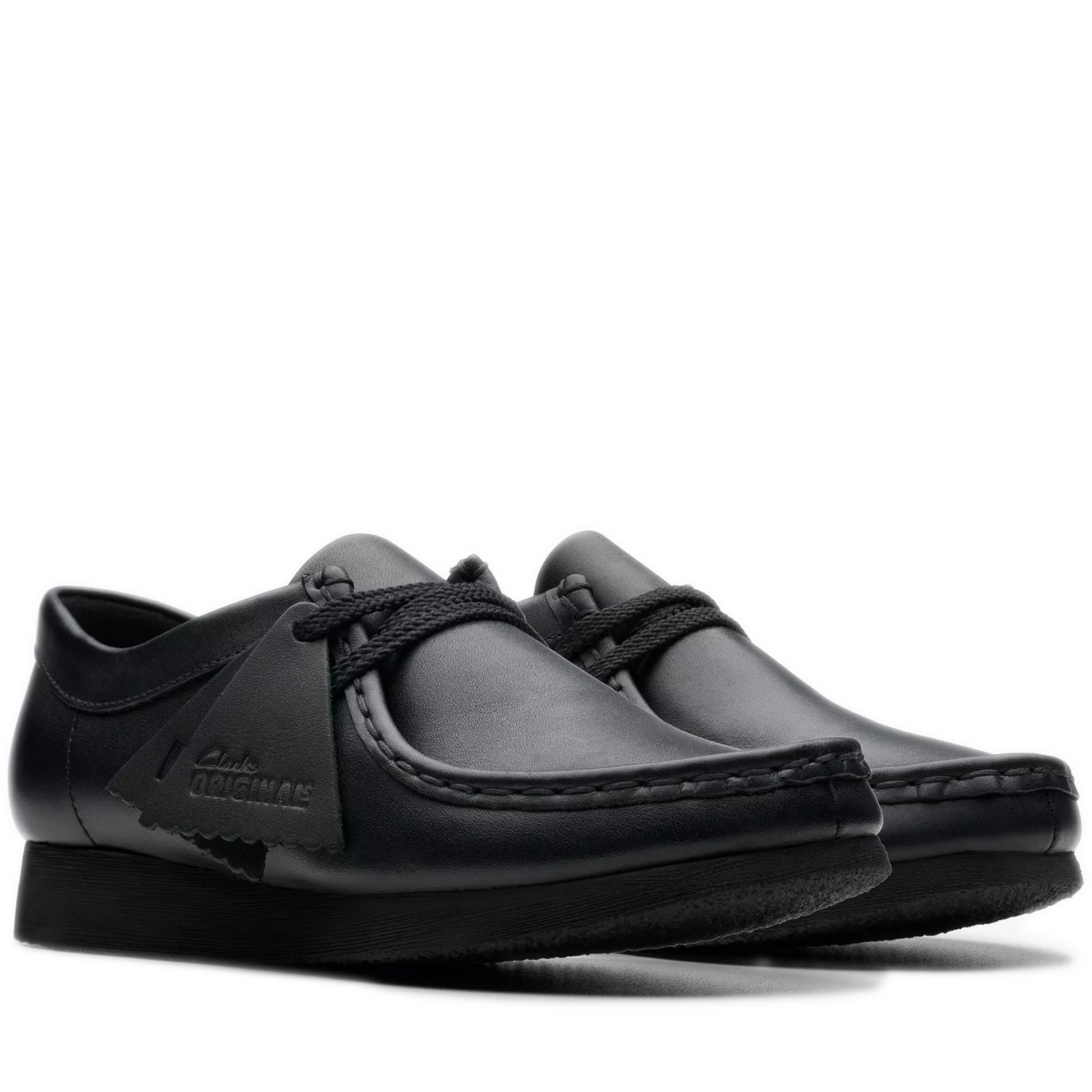 Grade School Clarks Wallabee Older - Black Leather – Cool J's Grade School Clarks Wallabee Older - Black Leather – Cool J's