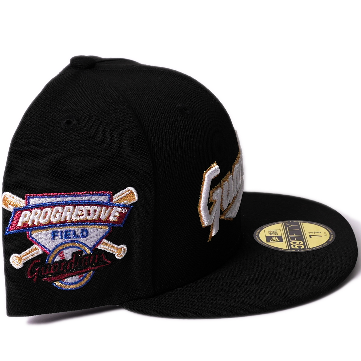 New Era Cleveland Guardians 59Fifty Fitted Hat - Black