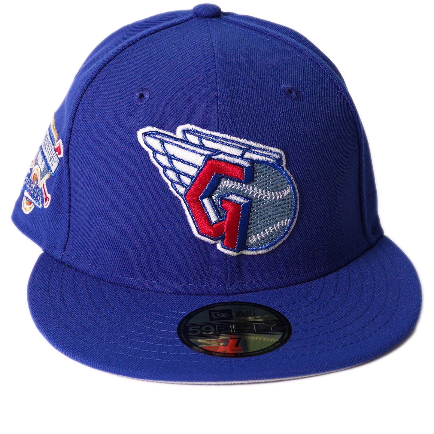 New Era Cleveland Guardians 59Fifty Fitted Hat - Blue/ Grey