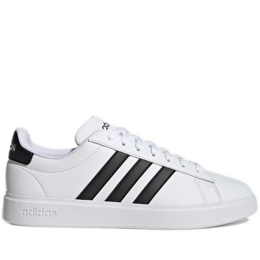 Men's Adidas Grand Court 2.0 Shoes - Cloud White / Core Black / Cloud White