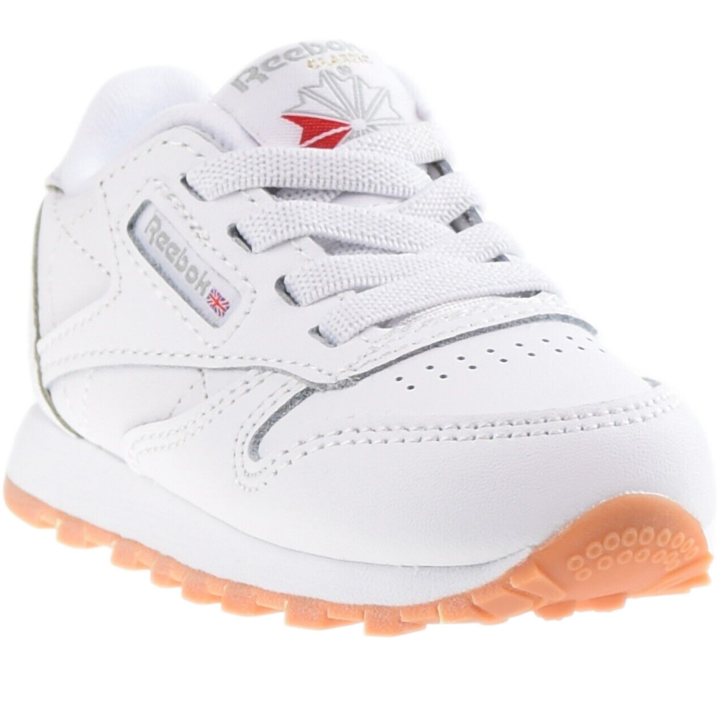 Infants Reebok Classic Leather Shoes - Ftwr White / Ftwr White / Reebok Rubber Gum-02