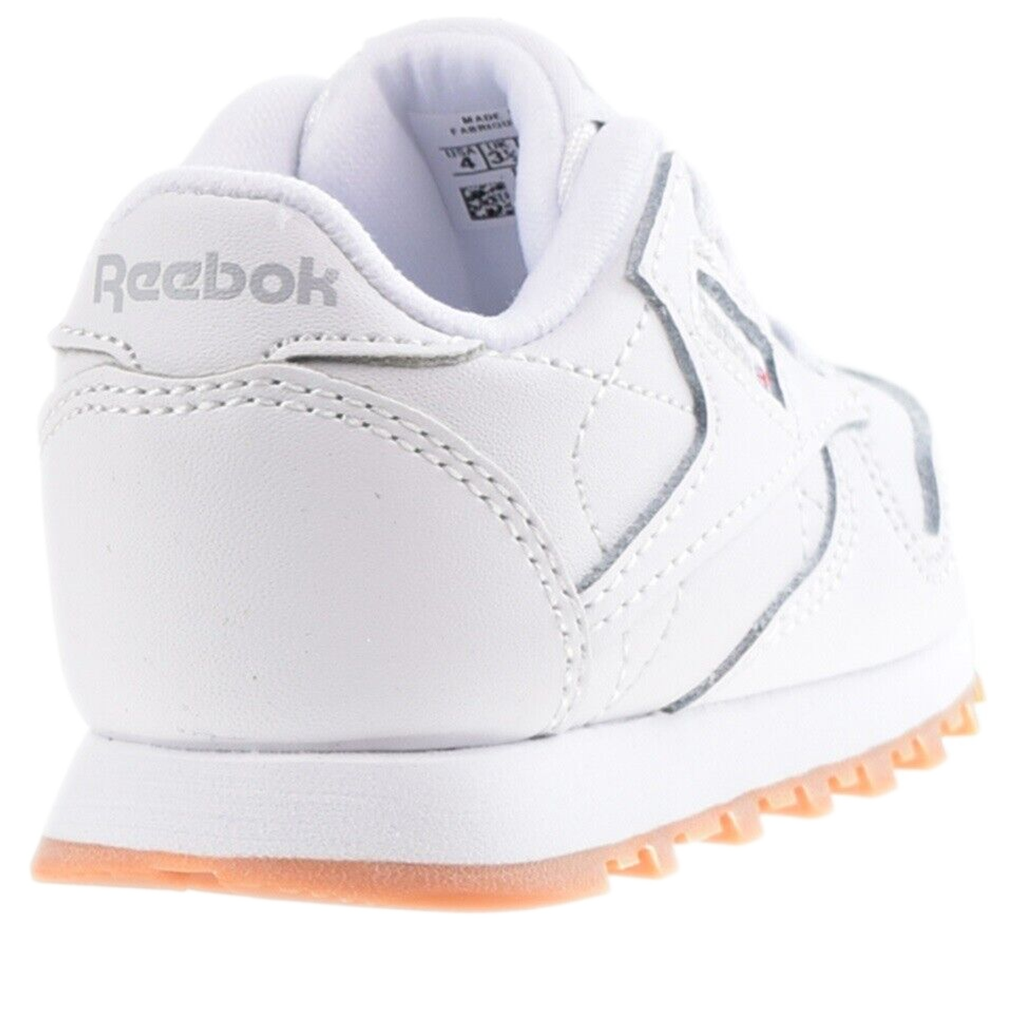 Infants Reebok Classic Leather Shoes - Ftwr White / Ftwr White / Reebok Rubber Gum-02