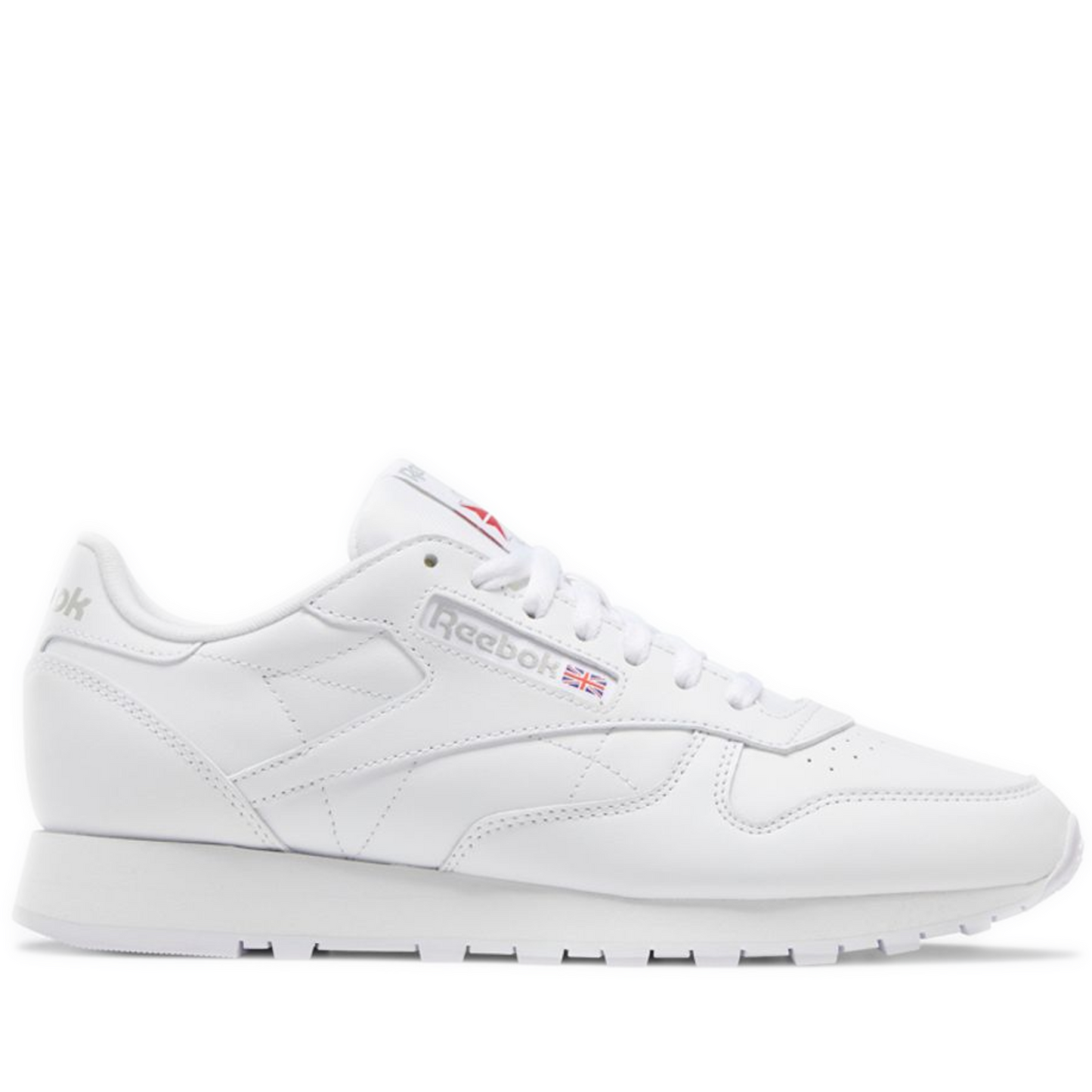 Men's Reebok Classic Leather Shoes - Ftwr White / Ftwr White / Pure Grey 3