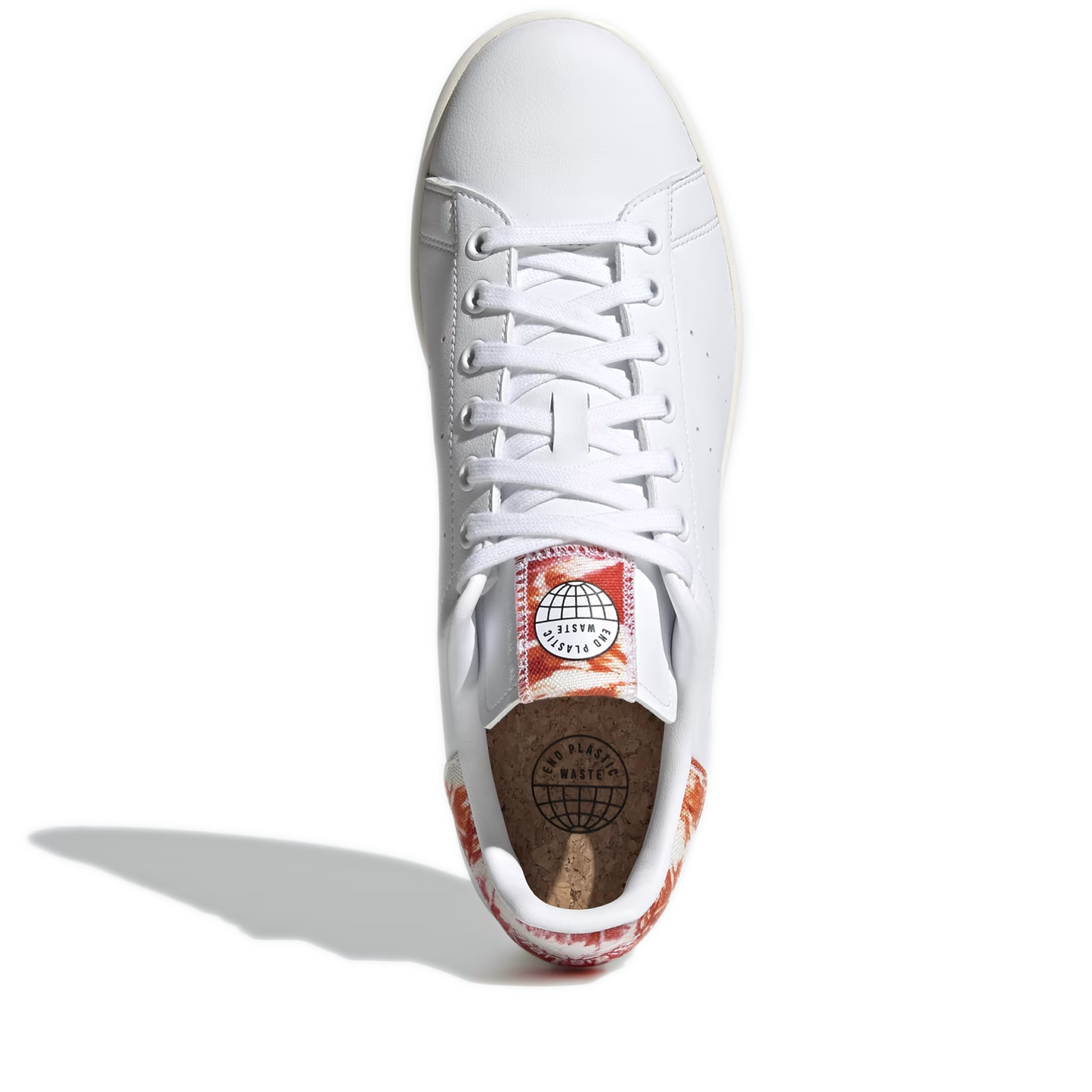 Men's Adidas Stan Smith Shoes - White/ Orange
