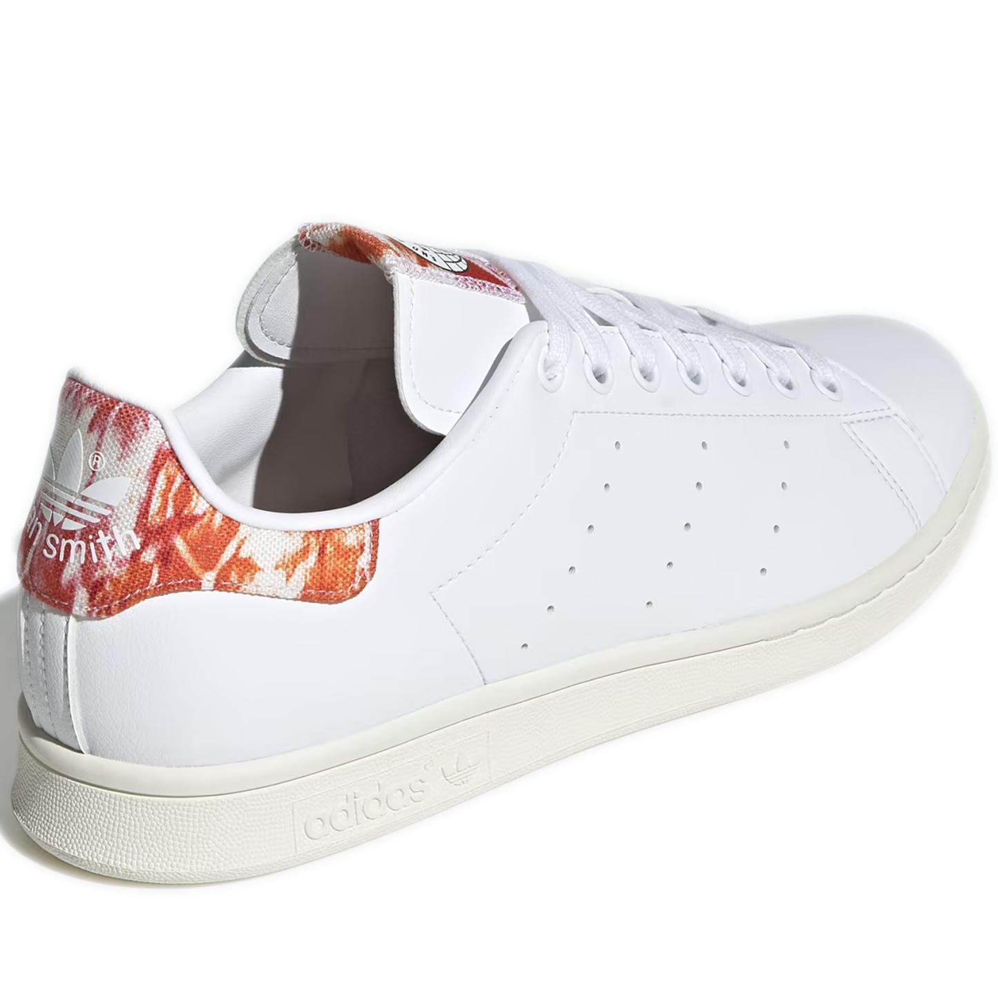 Men's Adidas Stan Smith Shoes - White/ Orange