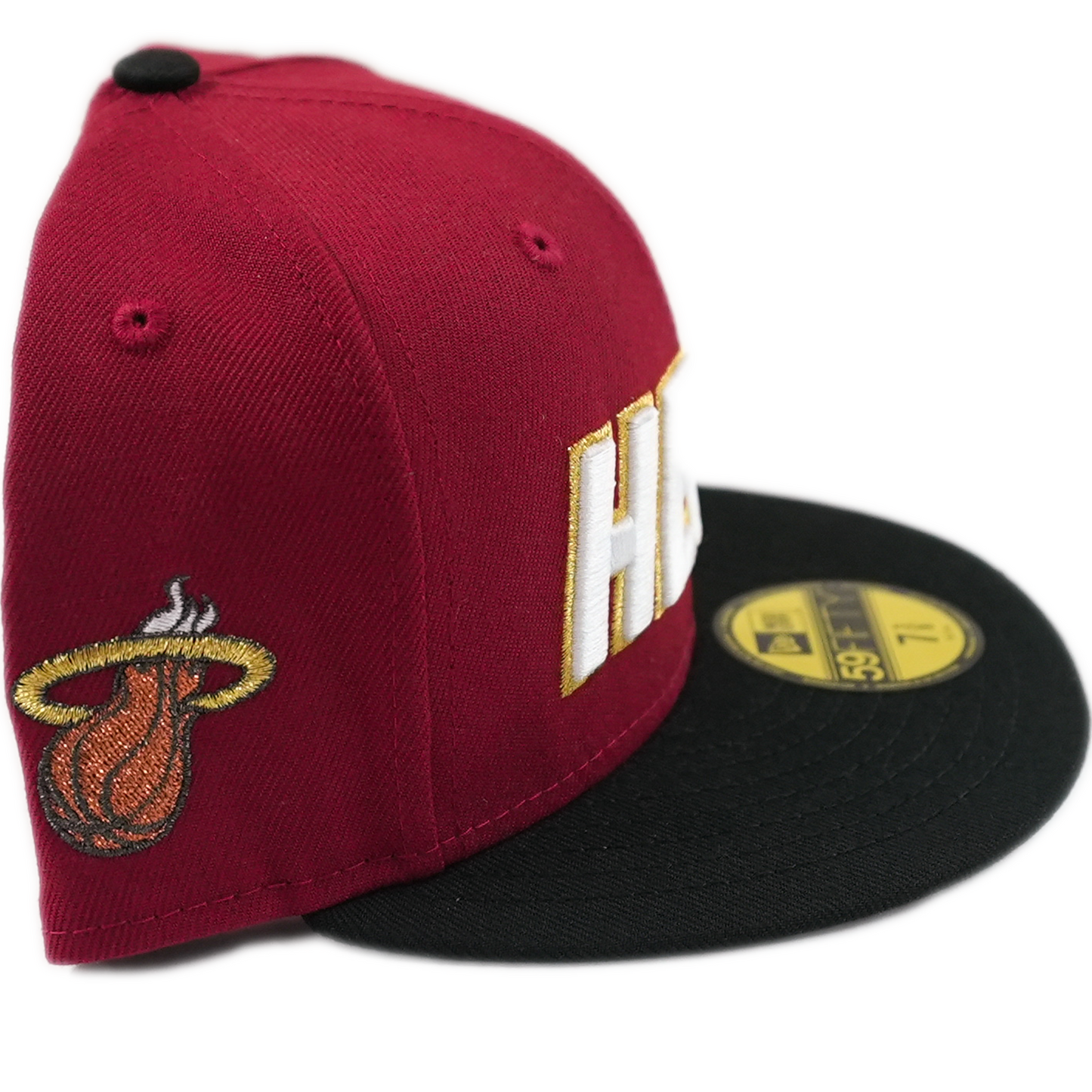 New Era Miami Heat 59Fifty Fitted Hat - Red/ Black