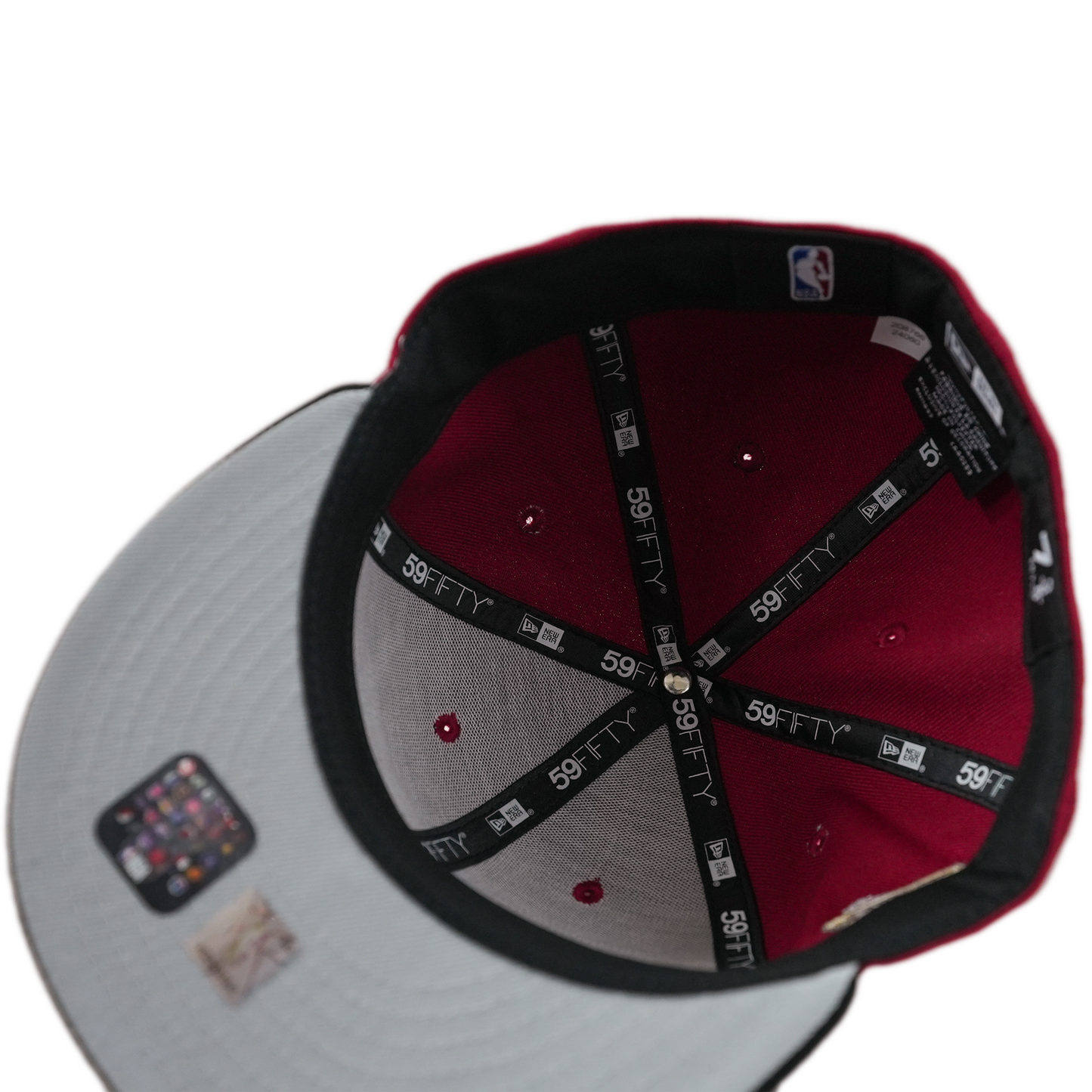 New Era Miami Heat 59Fifty Fitted Hat - Red/ Black