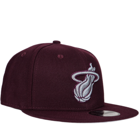 New Era NBA Miami Heat 9FIFTY Snapback- Maroon