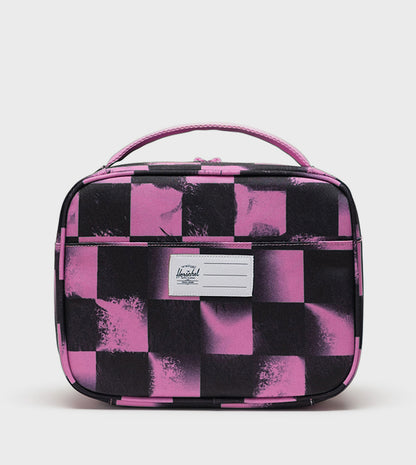 Herschel Pop Quiz Lunch Box - Stencil Checker / Opera Mauve