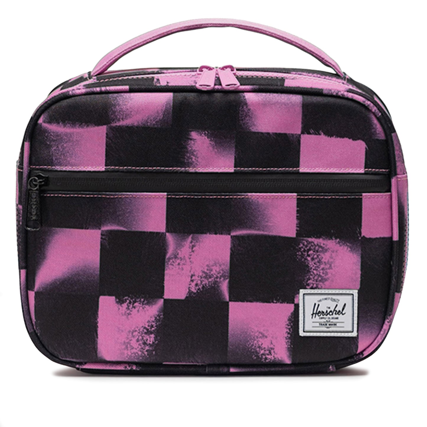 Herschel Pop Quiz Lunch Box - Stencil Checker / Opera Mauve