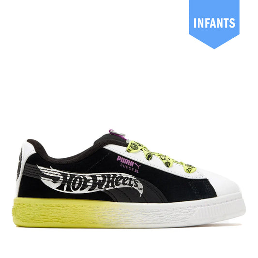 Infants Puma X HOT WHEELS™ Suede XL - Black/Lemon