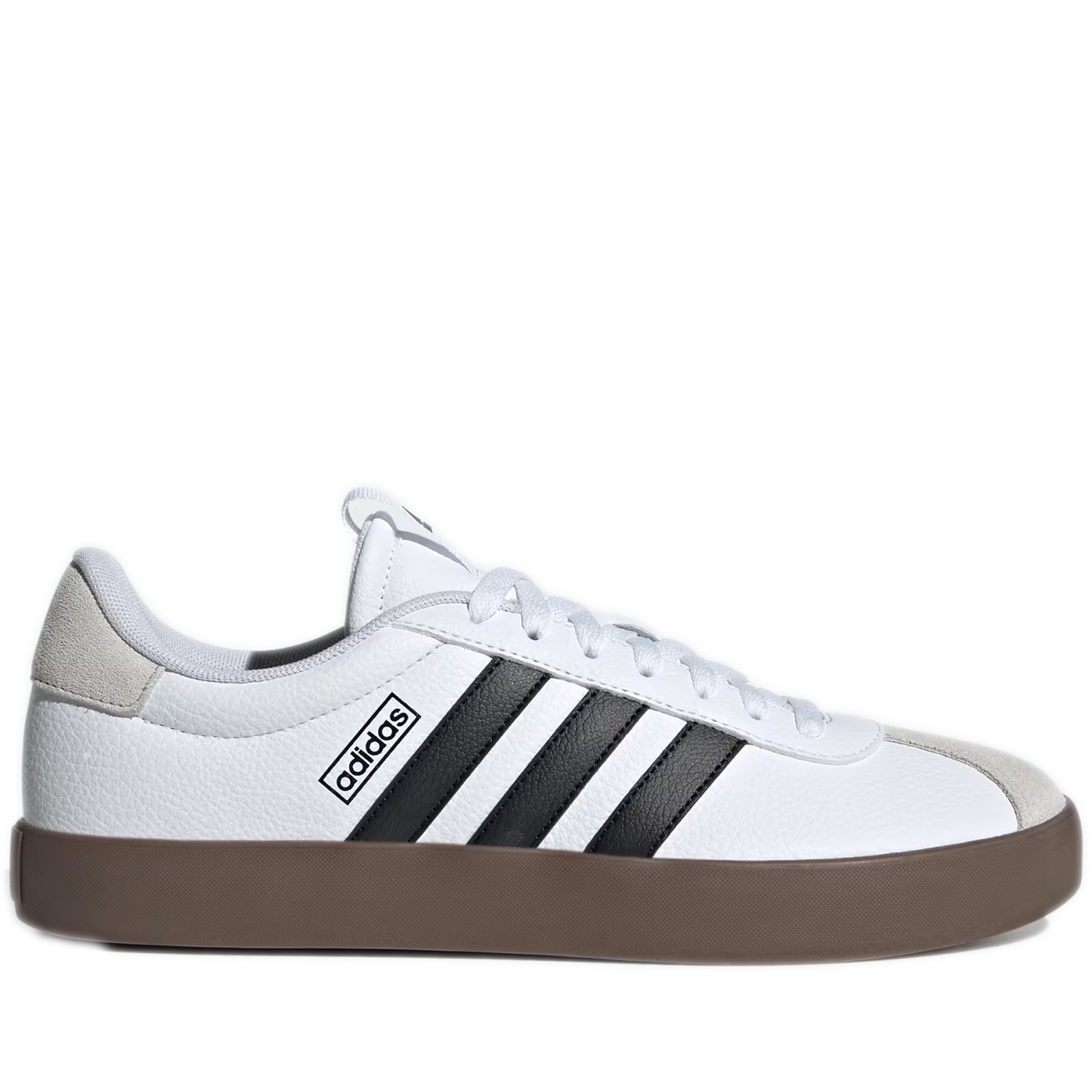 Men's Adidas VL Court 3.0 Shoes - Cloud White / Core Black / Grey One