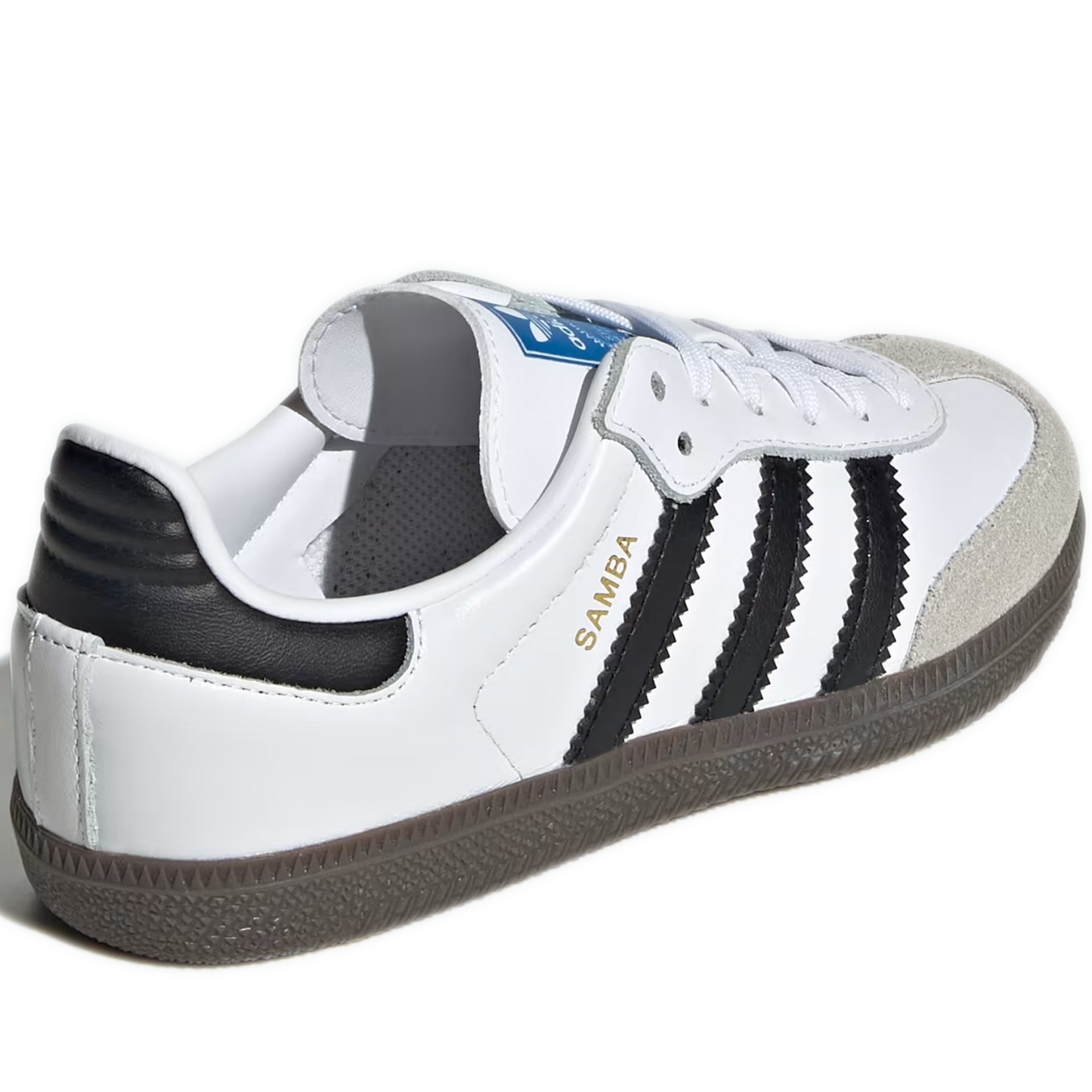 Pre School Adidas Samba OG Shoes - Cloud White / Core Black / Clear Granite