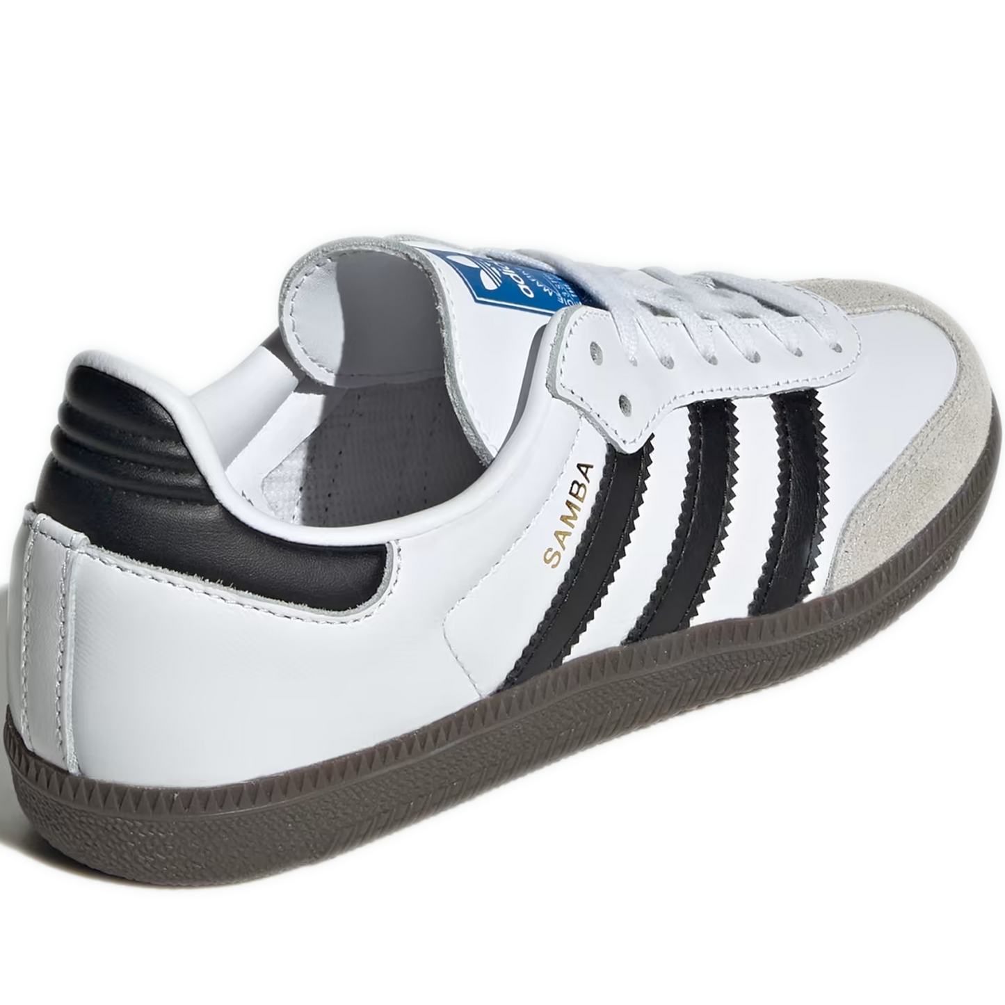 Grade School Adidas Samba OG Shoes - Cloud White / Core Black / Clear Granite