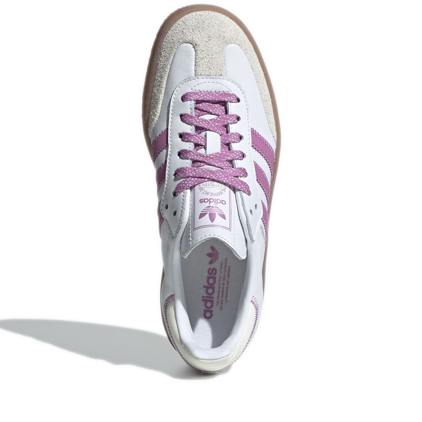 Women's Adidas Sambae Shoes - Cloud White / Preloved Purple / Off White