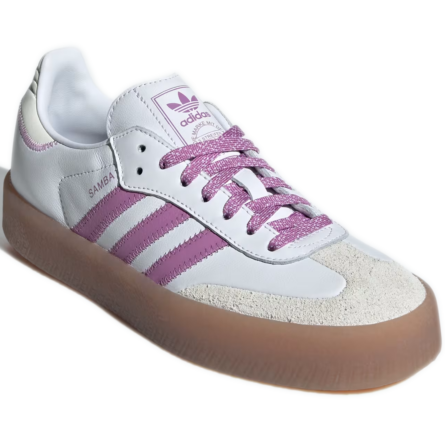 Women's Adidas Sambae Shoes - Cloud White / Preloved Purple / Off White