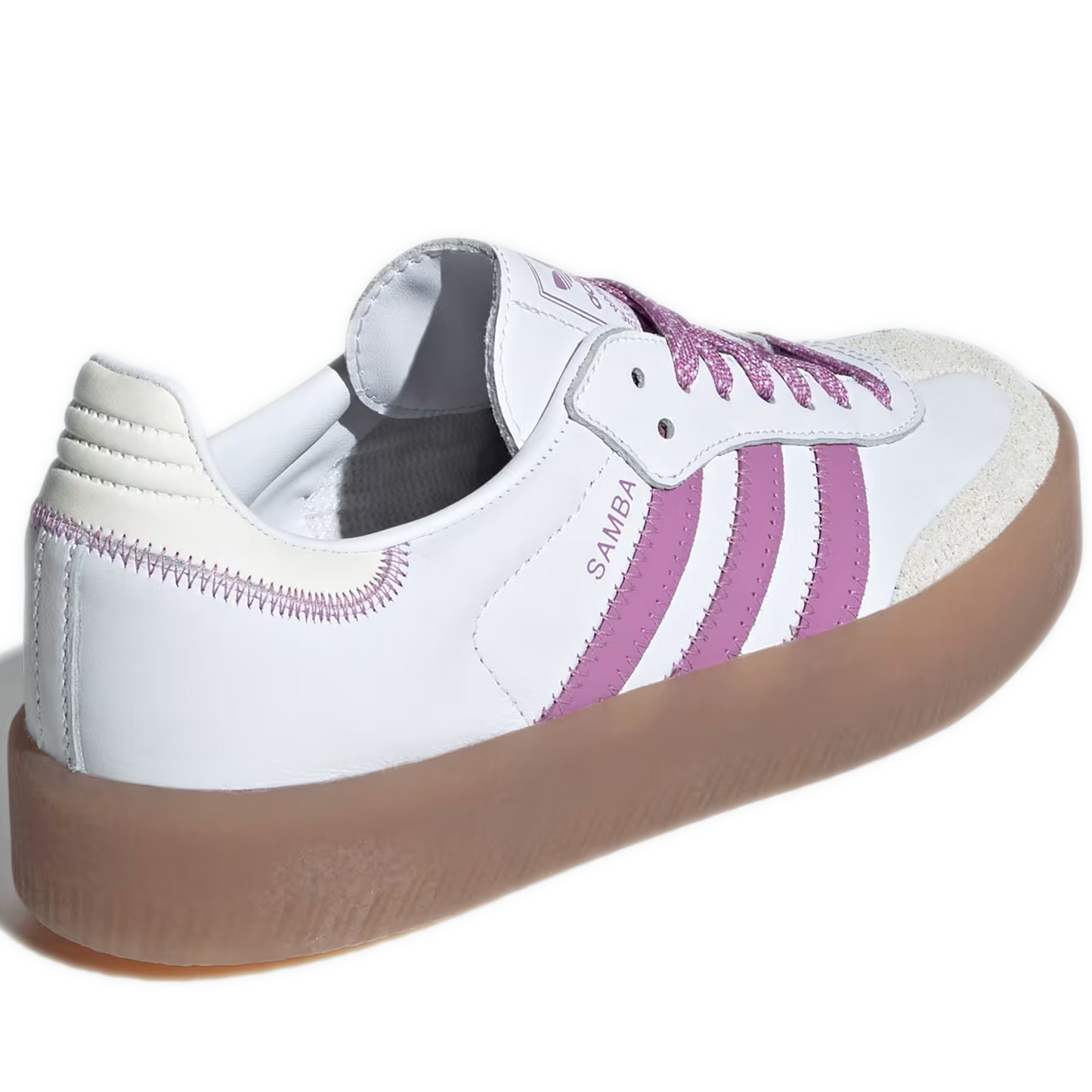 Women's Adidas Sambae Shoes - Cloud White / Preloved Purple / Off White