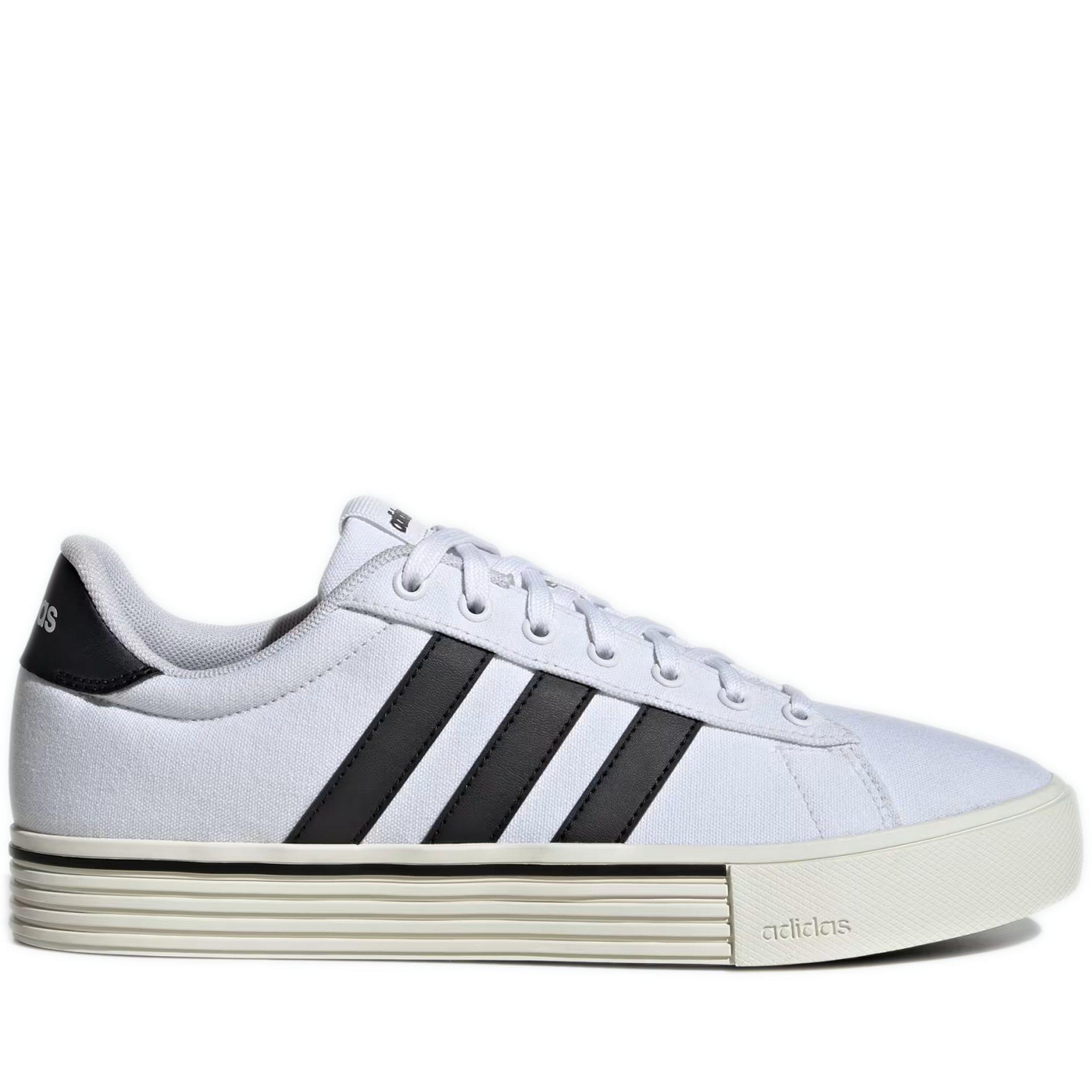 adidas Men's Daily 4.0 Shoes, Size 9.5, White/Black/White