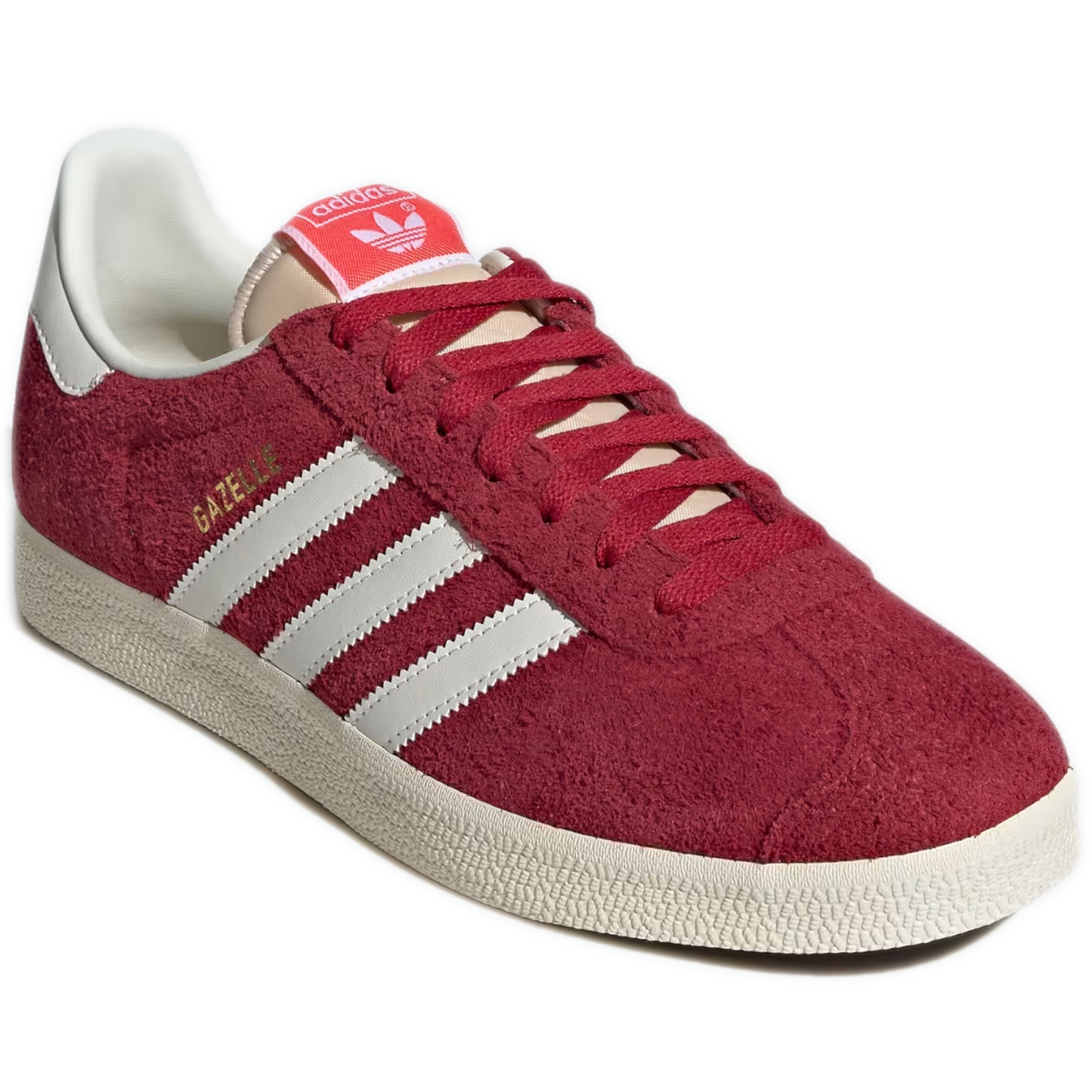 Men's Adidas Gazelle Shoes - Team Victory Red / Off White / Cream White