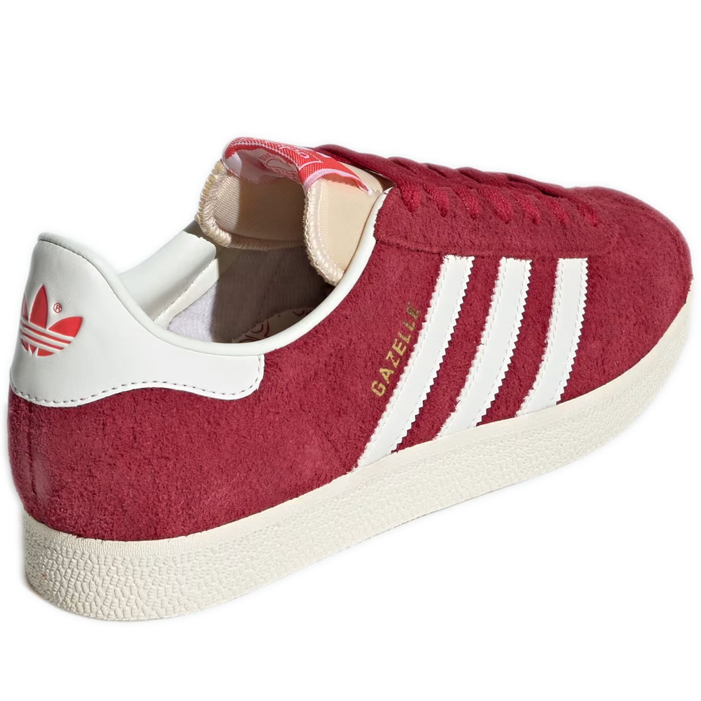 Men's Adidas Gazelle Shoes - Team Victory Red / Off White / Cream White