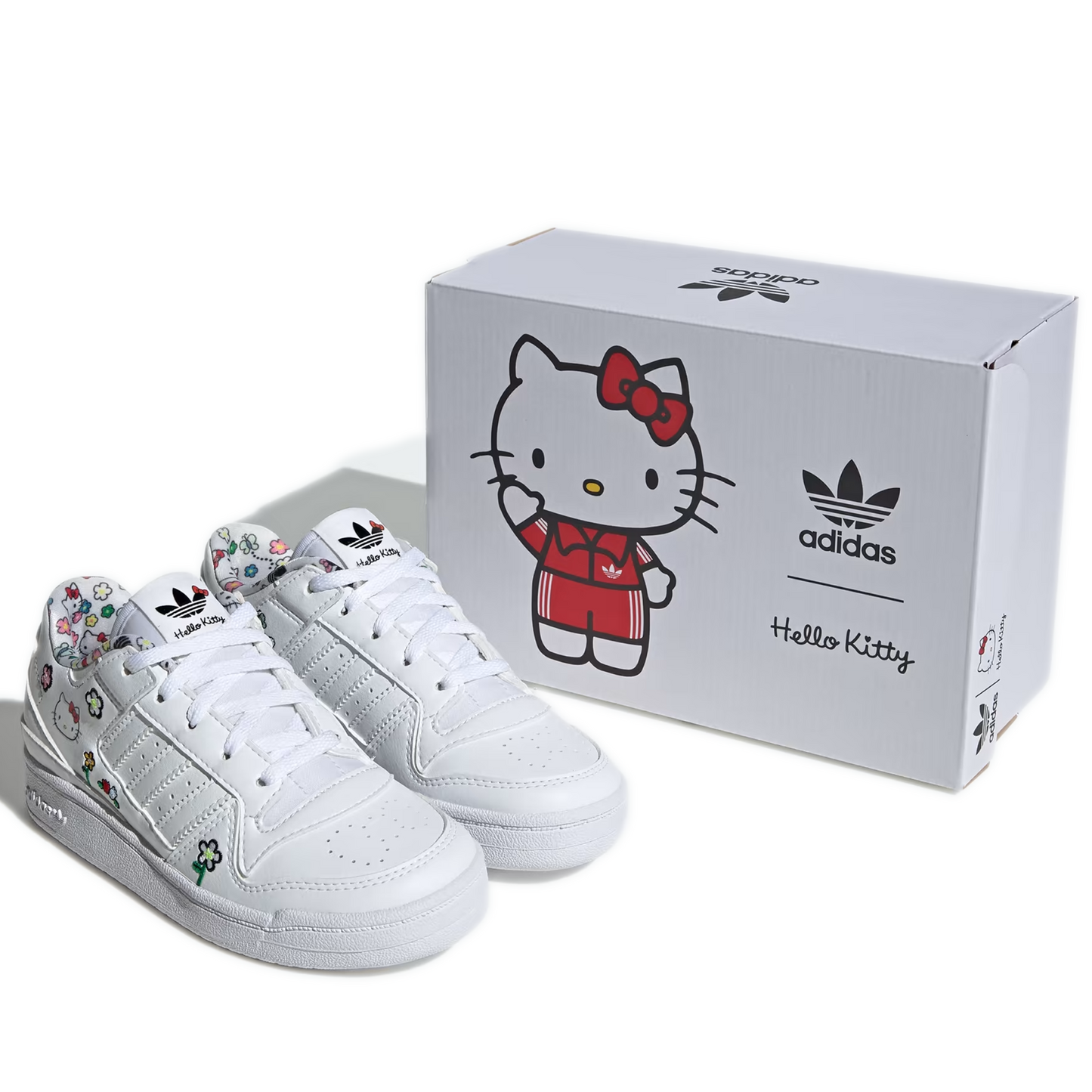 Kid's Pre School Adidas Hello Kitty Forum Low C - White