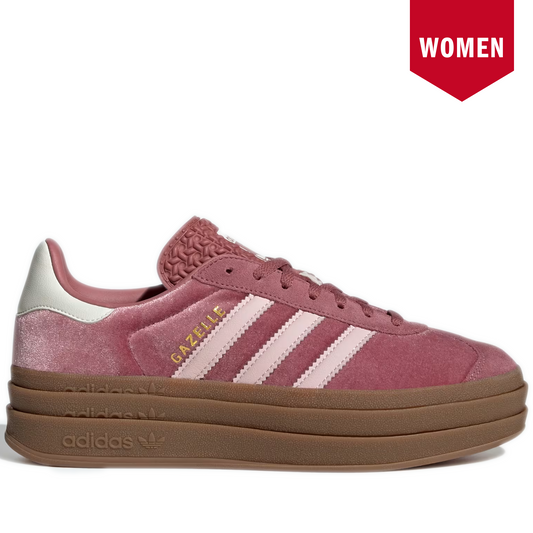 Women's Adidas Gazelle Bold Shoes - Preloved Crimson/Sandy Pink/Off White