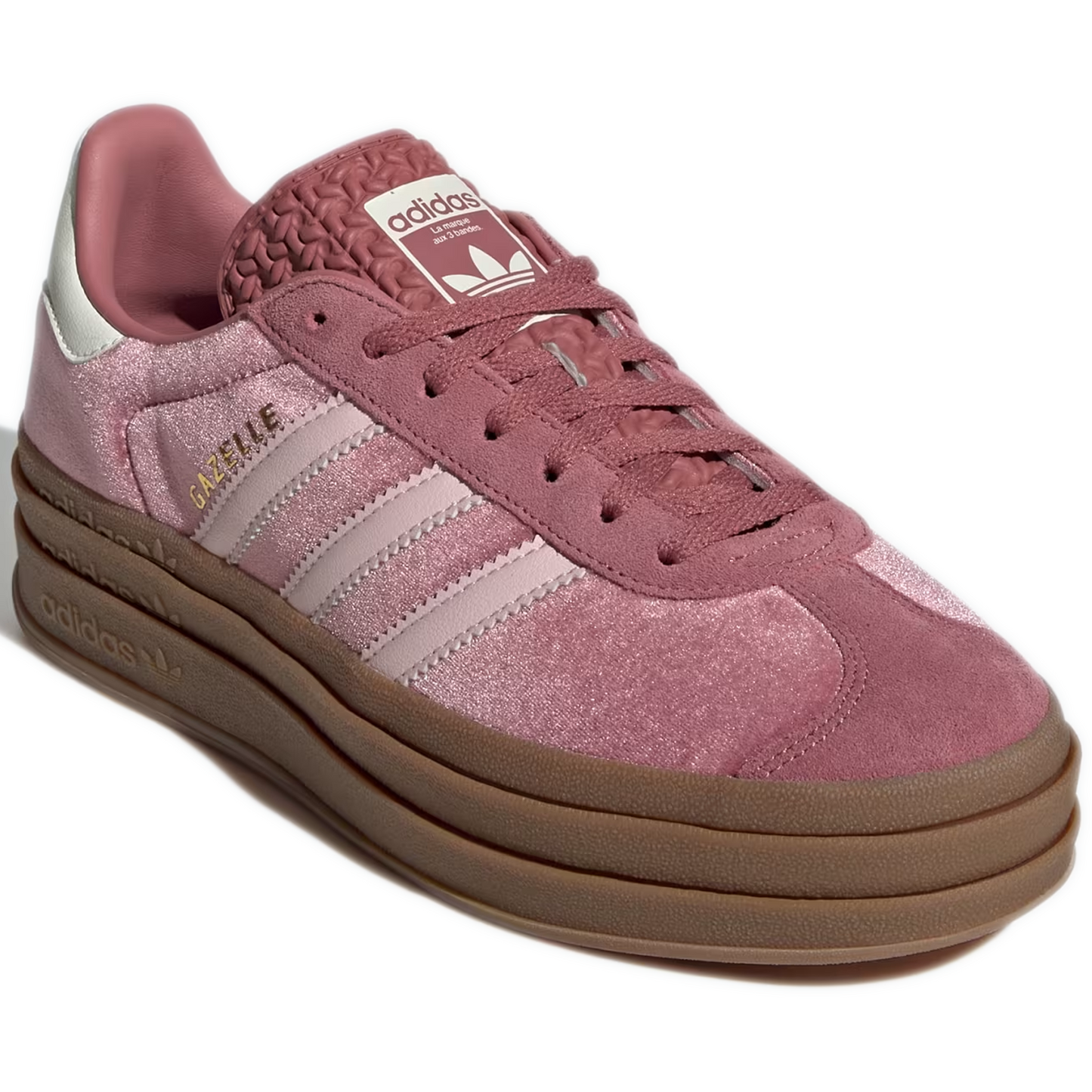 Women's Adidas Gazelle Bold Shoes - Preloved Crimson/Sandy Pink/Off White