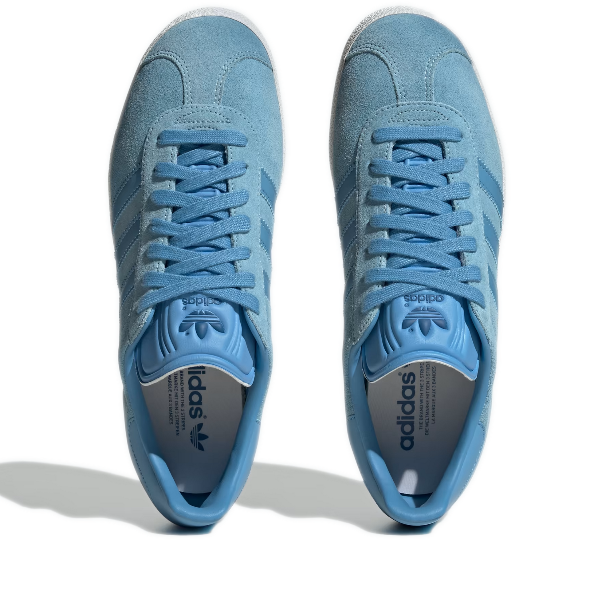 Adidas gazelle best sale clear blue