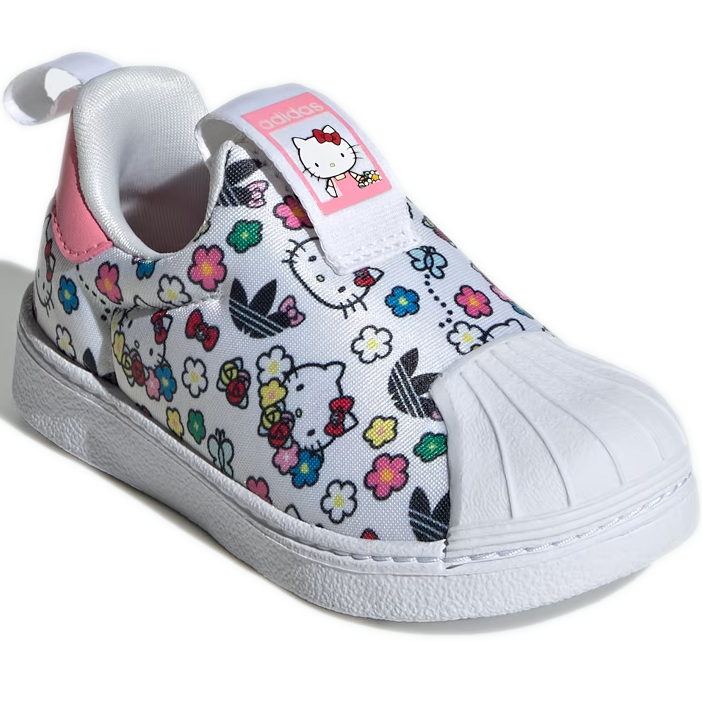 Kid's Pre School Adidas Hello Kitty Superstar 350 - White/ Pink