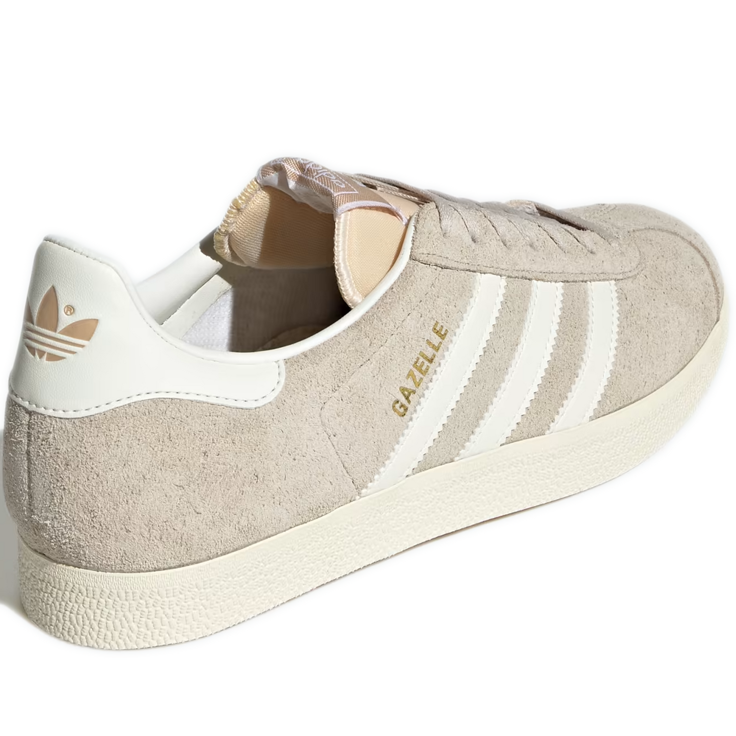 Men's Adidas Gazelle Shoes - Beige/ Off White/ Cream White