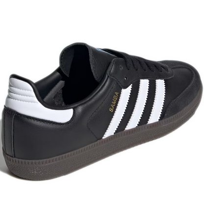 Women's Adidas Samba OG Shoes - Core Black/Cloud White/Gum