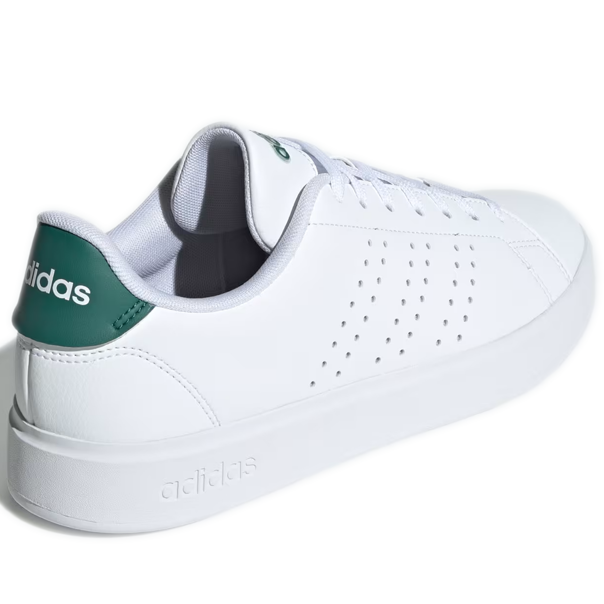 adidas Advantage 2.0 Men's Shoes, Size: 11, White Black Green adidas Advantage 2.0 Men's Shoes, Size: 11, White Black Green