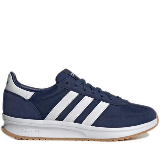 Men's Adidas Run 72 Shoes - Dark Blue / Cloud White / Cloud White