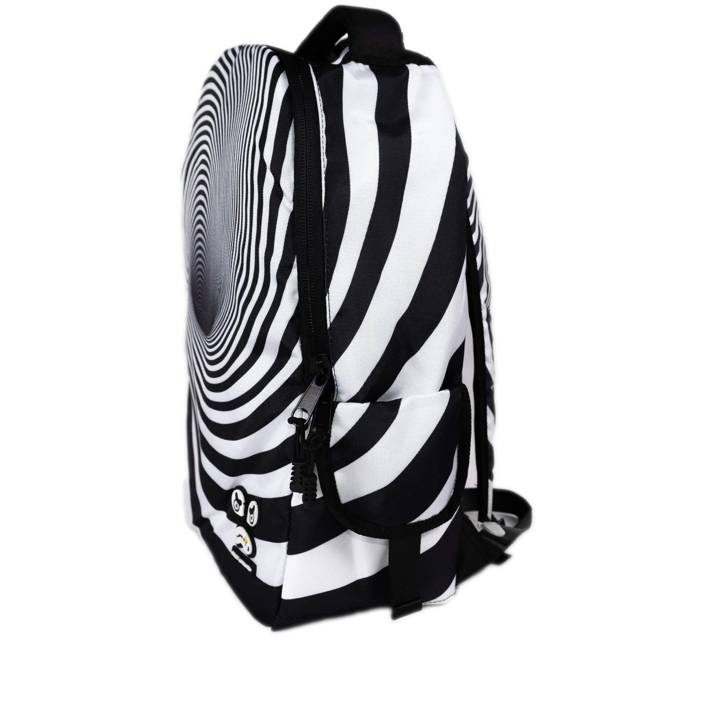 Streetz Iz Watchin Illusion Backpack - Black/ White