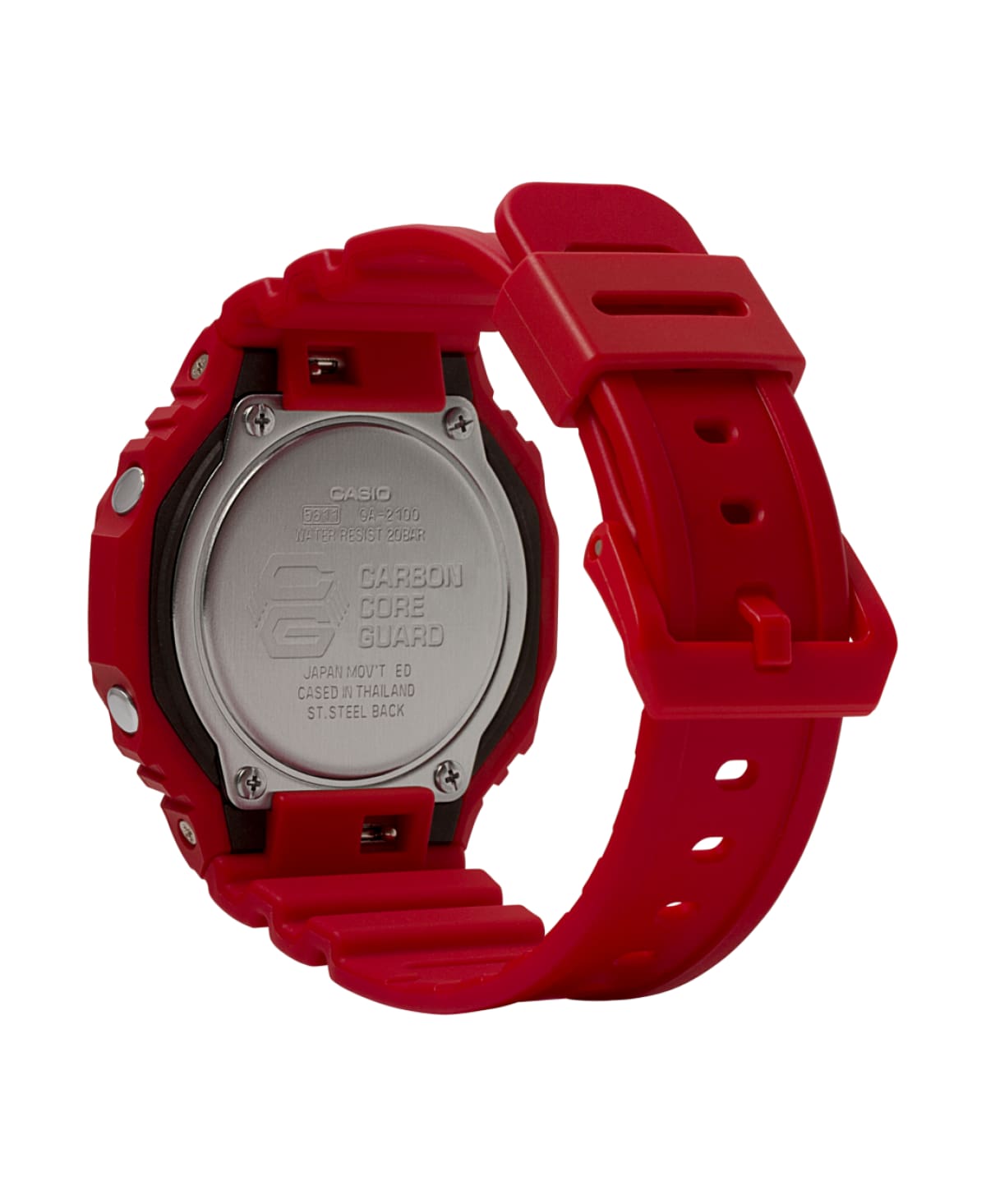 Casio Analog GA2100-4A Watch 45.4mm - Red