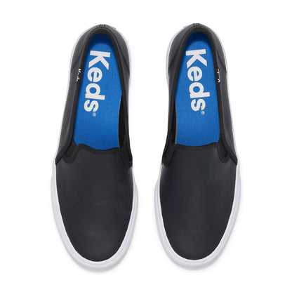 Women's Keds Double Decker Leather - Black