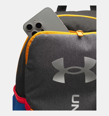 Under Armour Hustle Sport 6.0 Backpack - Black/Metallic Silver